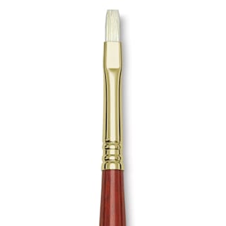 Blick Master Bristle Brush - Bright, Long Handle, Size 6