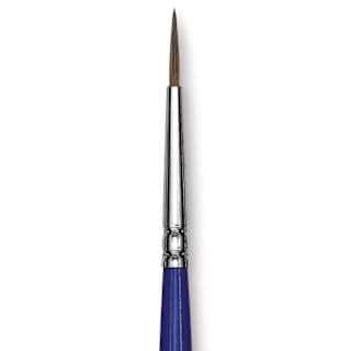 Blick Scholastic Short Handle Red Sable Brush - Round, Size 2