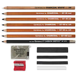 General's Charcoal Pencil Drawing Kit No. 15