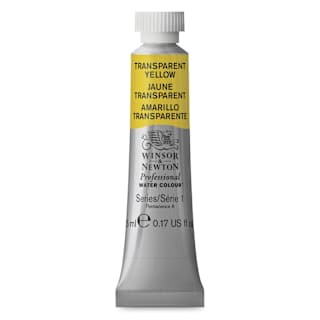 Winsor & Newton Professional Watercolor - Transparent Yellow, 5 ml Tube