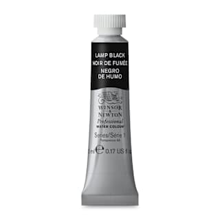 Winsor & Newton Professional Watercolor - Lamp Black, 5 ml Tube