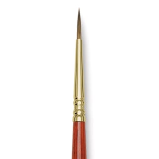 Blick Master Kolinsky Sable Brush - Pointed Round, Short Handle, Size 1