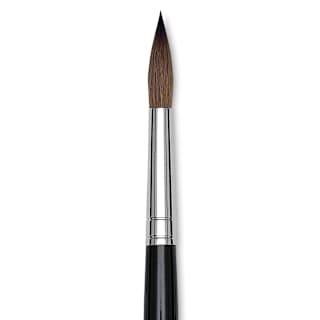 Da Vinci Maestro Kolinsky Sable Brush - Round, Short Handle, Size 12
