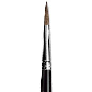Da Vinci Maestro Kolinsky Sable Brush - Round, Short Handle, Size 6