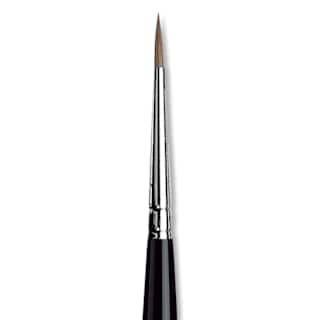 Da Vinci Maestro Kolinsky Sable Brush - Round, Short Handle, Size 1