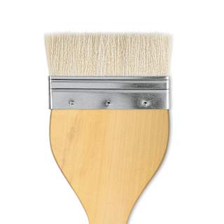 Yasutomo Hake Brush - Flat, Wood Handle, 3-7/8"