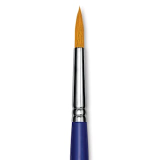 Blick Scholastic Golden Taklon Brush - Round, Long Handle, Size 10