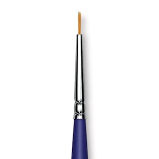 Blick Scholastic Golden Taklon Brush - Round, Long Handle, 2/0