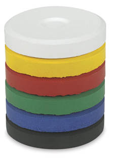 Richeson Tempera Cakes - Set of 6, Standard Colors, Mini Cakes
