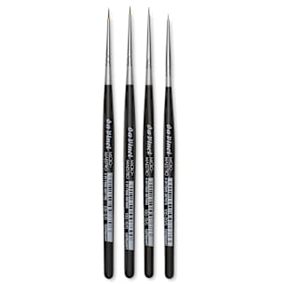 Da Vinci Micro Maestro Kolinsky Brushes - Round, Short Handle, Set of 4