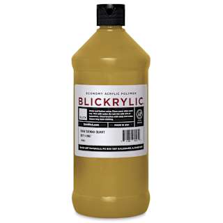 Blickrylic Student Acrylics - Raw Sienna, Quart