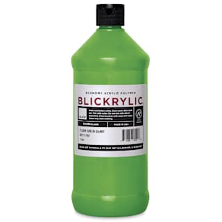 Blickrylic Student Acrylics - Fluorescent Green, Quart