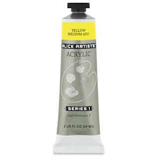 Blick Artists' Acrylic - Yellow Medium Azo, 2 oz tube