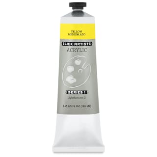 Blick Artists' Acrylic - Yellow Medium Azo, 4.65 oz tube