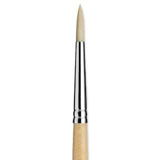 Da Vinci Top Acryl Synthetic Brush - Round, Long Handle, Size 6