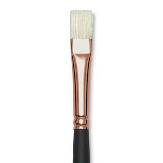 Blick Masterstroke Interlocking Bristle Brush - Bright, Long Handle, Size 6