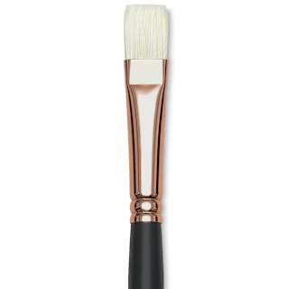 Blick Masterstroke Interlocking Bristle Brush - Bright, Long Handle, Size 8