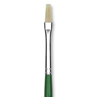 Blick Economy White Bristle Brush - Bright, Size 4