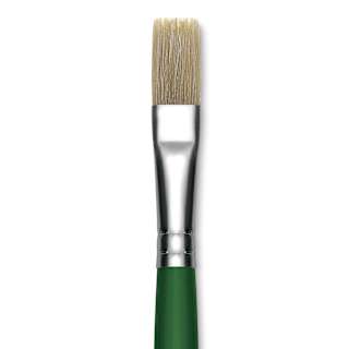 Blick Economy White Bristle Brush - Flat, Size 16