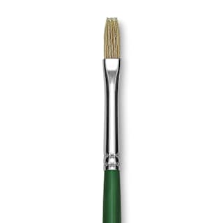 Blick Economy White Bristle Brush - Flat, Size 2