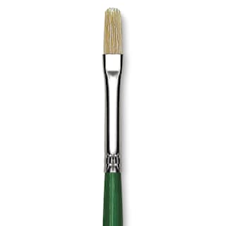 Blick Economy White Bristle Brush - Filbert, Size 6