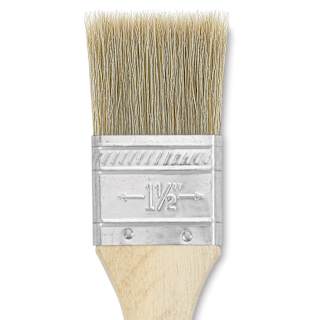 Blick Economy White Bristle Brush - Gesso, 1 1/2"