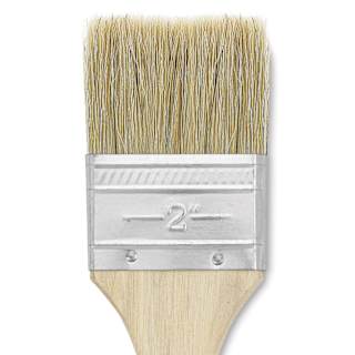 Blick Economy White Bristle Brush - Gesso, 2"