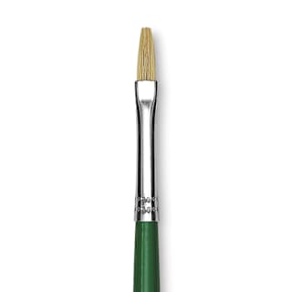 Blick Economy White Bristle Brush - Filbert, Size 0