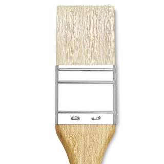 Blick Scholastic White Bristle Brush - Gesso, 1 1/2"