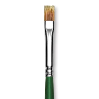 Blick Economy Golden Nylon Brush - Bright, Long Handle, Size 6