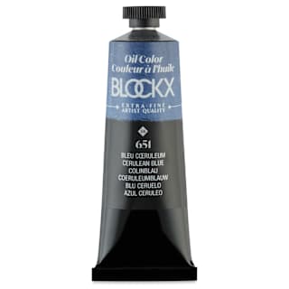 Blockx Artist Oil Color - Cerulean Blue, 35 ml tube