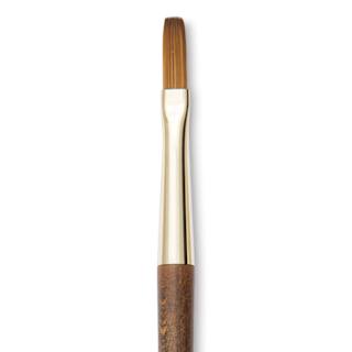 Isabey Vintage Isaqua Synthetic Brush - Long Flat, Size 2, Short Handle