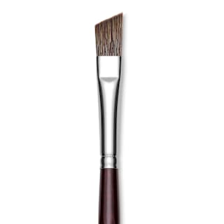 Da Vinci Grigio Synthetic Brush - Slant, Long Handle, Size 12