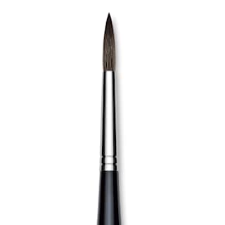 Da Vinci Casaneo Synthetic Squirrel Watercolor Brush - Round, Size 8, Short Handle, Synthetic