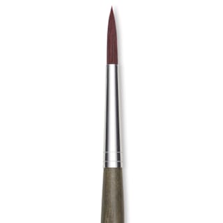 Da Vinci Forte Synthetic Brush - Round, Short Handle, Size 6