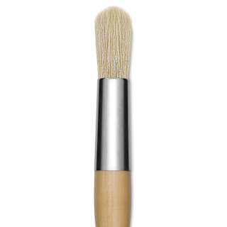 Blick Mega Natural Bristle Brush - Mega Round, Short Handle, Size 50