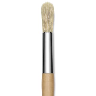Blick Mega Natural Bristle Brush - Mega Round, Short Handle, Size 30