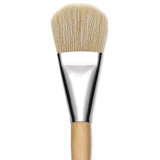 Blick Mega Natural Bristle Brush - Mega Filbert, Short Handle, Size 50