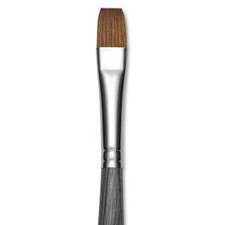 Da Vinci Colineo Synthetic Kolinsky Sable Brush - Flat, Size 12, Long Handle