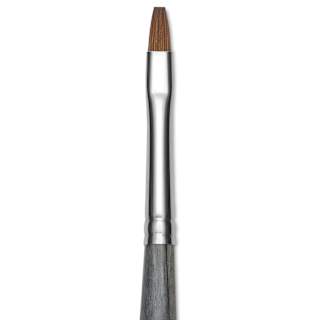 Da Vinci Colineo Synthetic Kolinsky Sable Brush - Flat, Size 2, Long Handle