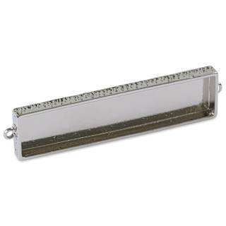 Ranger Ice Industrial Bezel - Rectangle, Sterling Silver, 7.3 cm x 1.5 cm