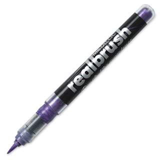 Karin Realbrush Metallic Marker - Violet 8545, 4 mm, Brush Tip