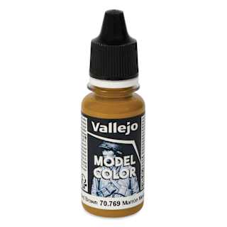 Vallejo Acrylic Model Color Paint - Mustard Brown, 18 ml