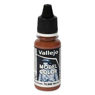 Vallejo Acrylic Model Color Paint - Mahogany Brown, 18 ml