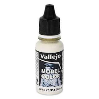 Vallejo Acrylic Model Color Paint - White, 18 ml