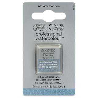 Winsor & Newton Professional Watercolor - Ultramarine Ash, Half Pan
