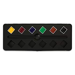 Sennelier French Artists' Watercolors - Set of 6, Metal Case, Half Pan