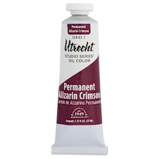 Utrecht Studio Series Oil Paint - Permanent Alizarin Crimson, 37 ml tube