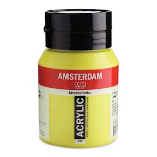 Amsterdam Standard Series Acrylic - Greenish Yellow, 500 ml bottle