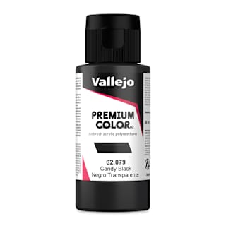Vallejo Premium Airbrush Colors - 60 ml, Candy Black
